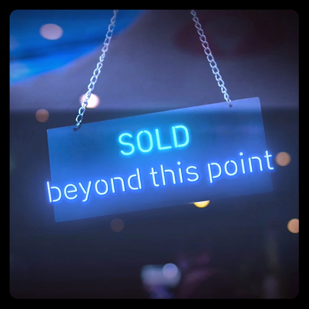 Sold Beyond this point
